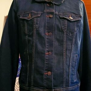 Jean Jacket dark denim size L